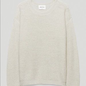 Aritzia Wilfred Free Isabelli Wool crew-neck Sweater, size S